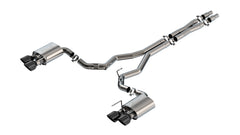 ATAK Cat-Back Exhaust For Mustang Dark Horse 2024+ | #140965 Black | Borla - Available from NEMESISUK.COM