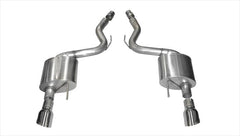 CORSA Axle-Back 'Sport' Exhaust (Polished Tips) for Mustang 5.0L 2015-17 | #14326