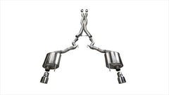 Corsa Xtreme Cat-Back Exhaust for Convertible Mustang GT 5.0L 2015-17 w/Polished Tips 14342
