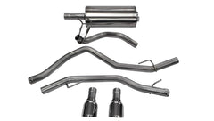 CORSA 'SPORT' Cat-Back Exhaust (Polished Tips) for RAM 1500 2009-18, 2019-23 Classic 4.7L & 5.7L V8 | #14405CP