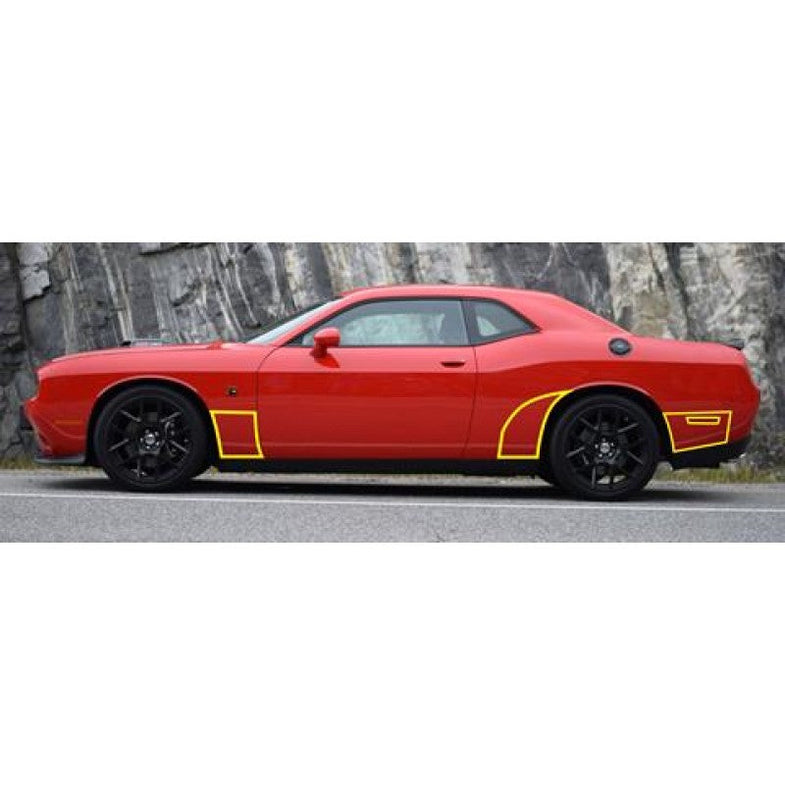 2015-2023 Dodge Challenger SXT Side Skirts Extension Rocker Panels Gl 2015-2023 Dodge Challenger SXT Side Skirts Extension Rocker Panels Gl