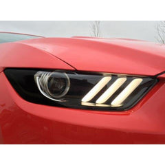 ANCHOR ROOM Front Headlight Amber Corner Tints (Options available) for Mustang 2015-17 | 15FM_HAC_T.  Available from NemesisUK.Com