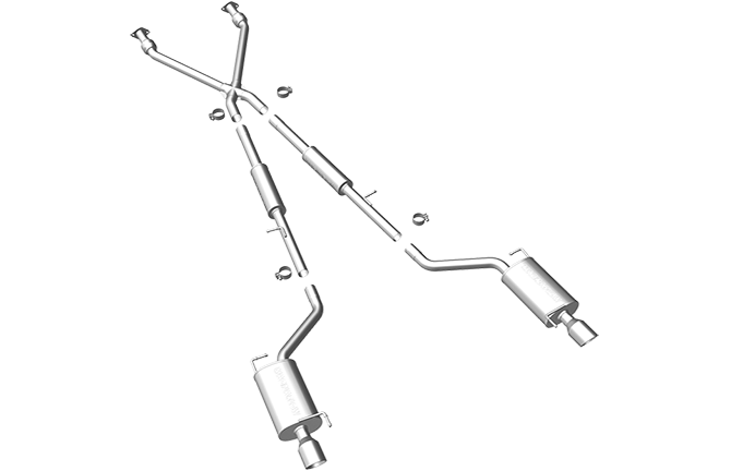 Magnaflow Cat-Back Exhaust (Polished Tips) for Infiniti G35/G37 2007-13 | #16862