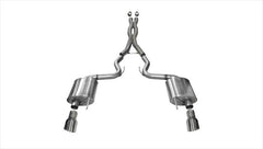 Corsa Xtreme Cat-Back Exhaust for Mustang 5.0L GT 2015-17 w/ Polished Tips | #14328