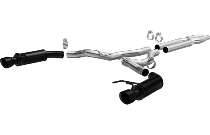Magnaflow Cat-Back 'Competition' Exhaust (Black Tips) for Mustang 5.0L 2015-16 | #19254