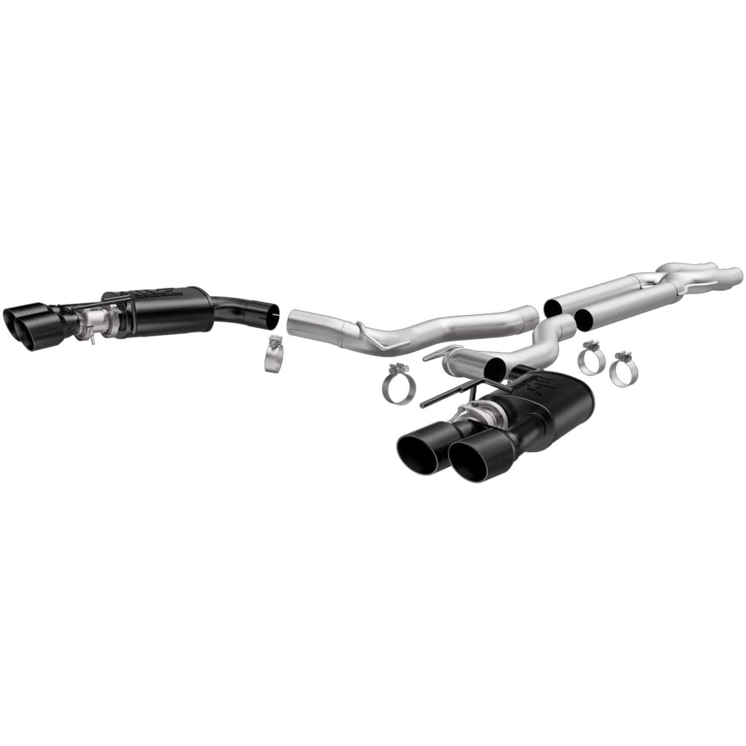 Magnaflow Competition Series Cat-Back for Mustang V8 5.0L 2018-21 | #19369MF.  Available from NEMESISUK.COM
