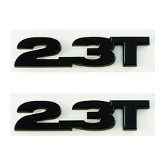 Ford 2.3T Wing Emblem (Pair) (Gloss Black/Black) for Mustang EcoBoost 2015-22 | #3668-06 - Available from NEMESISUK.COM