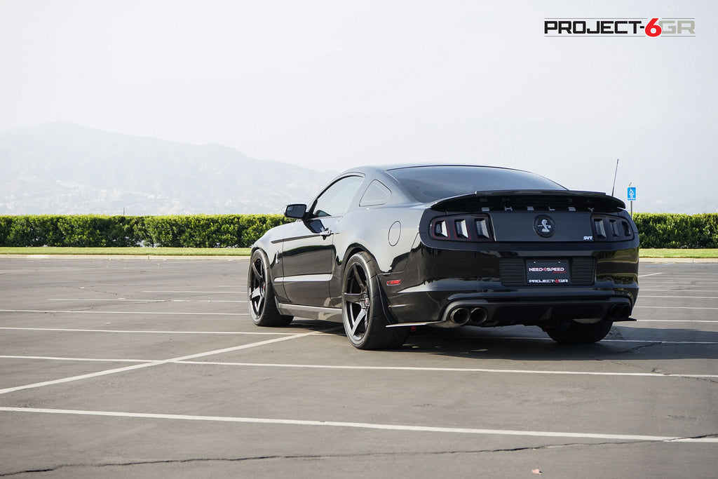 FIVE Gloss Black 20x10 & 20x11 (Staggered) Wheel Set for Mustang 2005-23 & 2024+ | Project 6GR