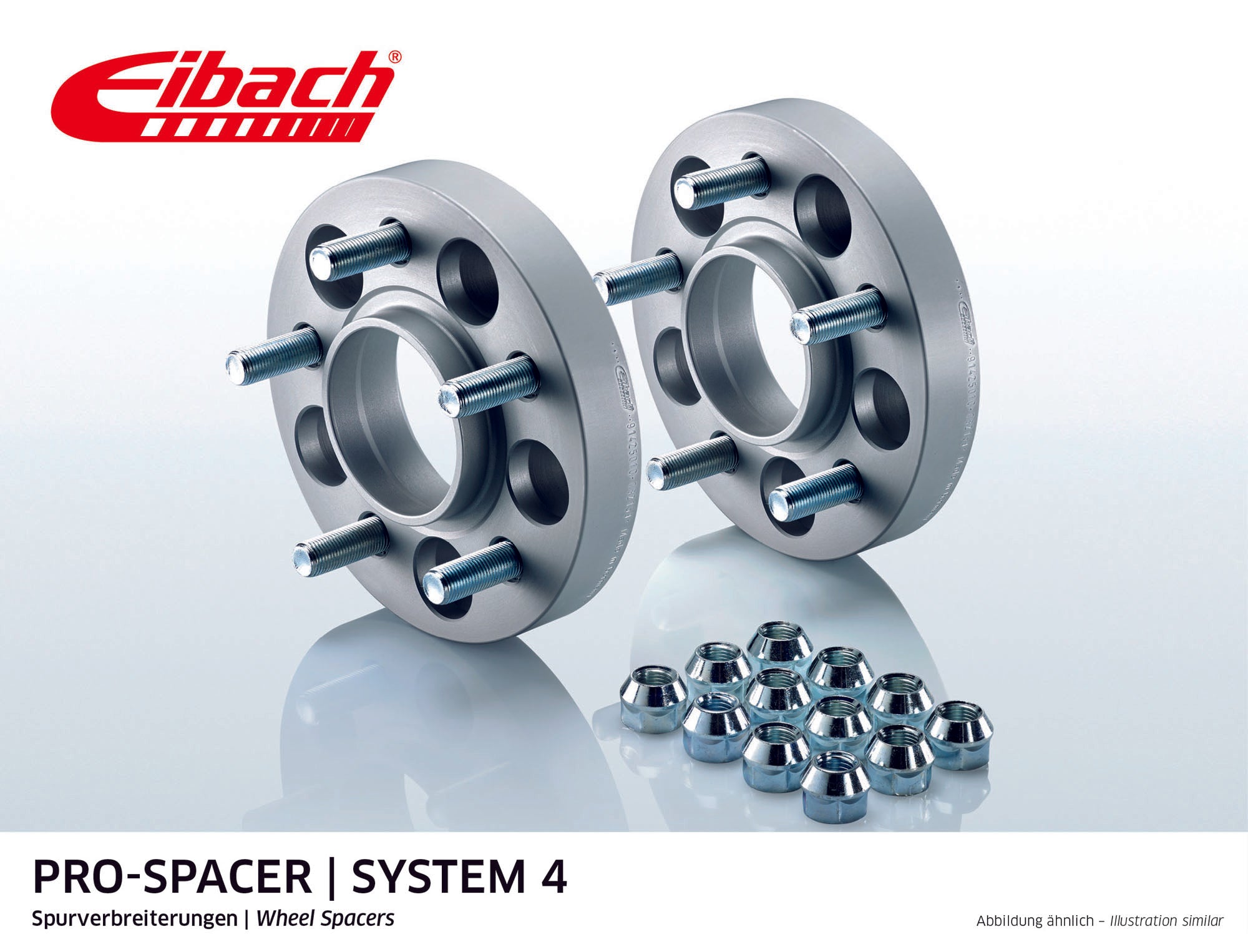Eibach 25mm Pro-Spacer - Silver Anodized Wheel Spacer IMPREZA 1992-2000 #S90-4-25-017