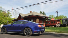 Sport Cat-Back Exhaust (Polished Tips) for Mustang 2.3L EcoBoost 2015-22 | #14343 | Corsa Performance - Available from NEMESISUK.COM