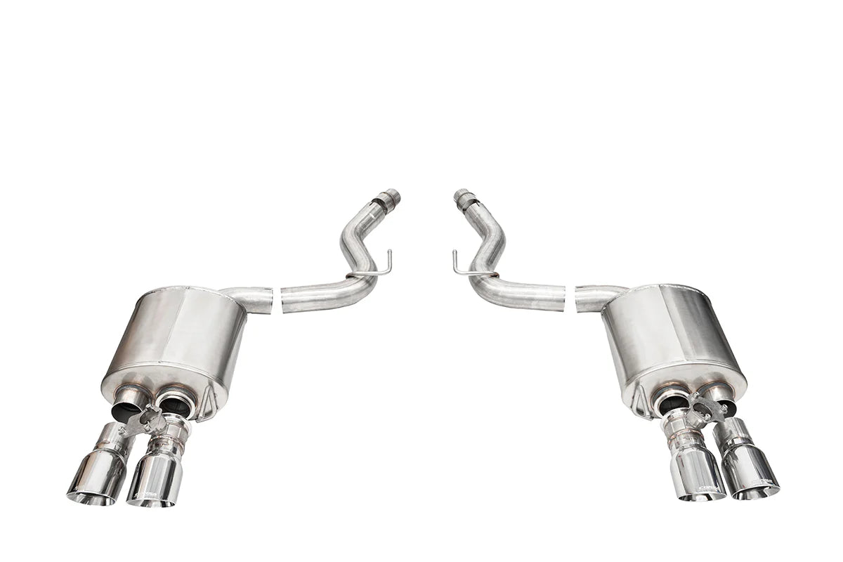 Sport Axle-Back Exhaust for Mustang GT 2024+ | #21261/#21262 | Corsa Performance - Available from NEMESISUK.COM