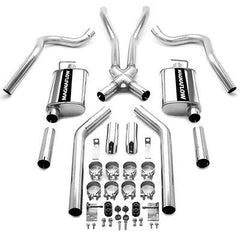 Magnaflow Crossmember-Back 'Street' Exhaust (Polished) for Ford Mustang I6/V8 1967-70 |#15816 - Available from NEMESISUK.COM