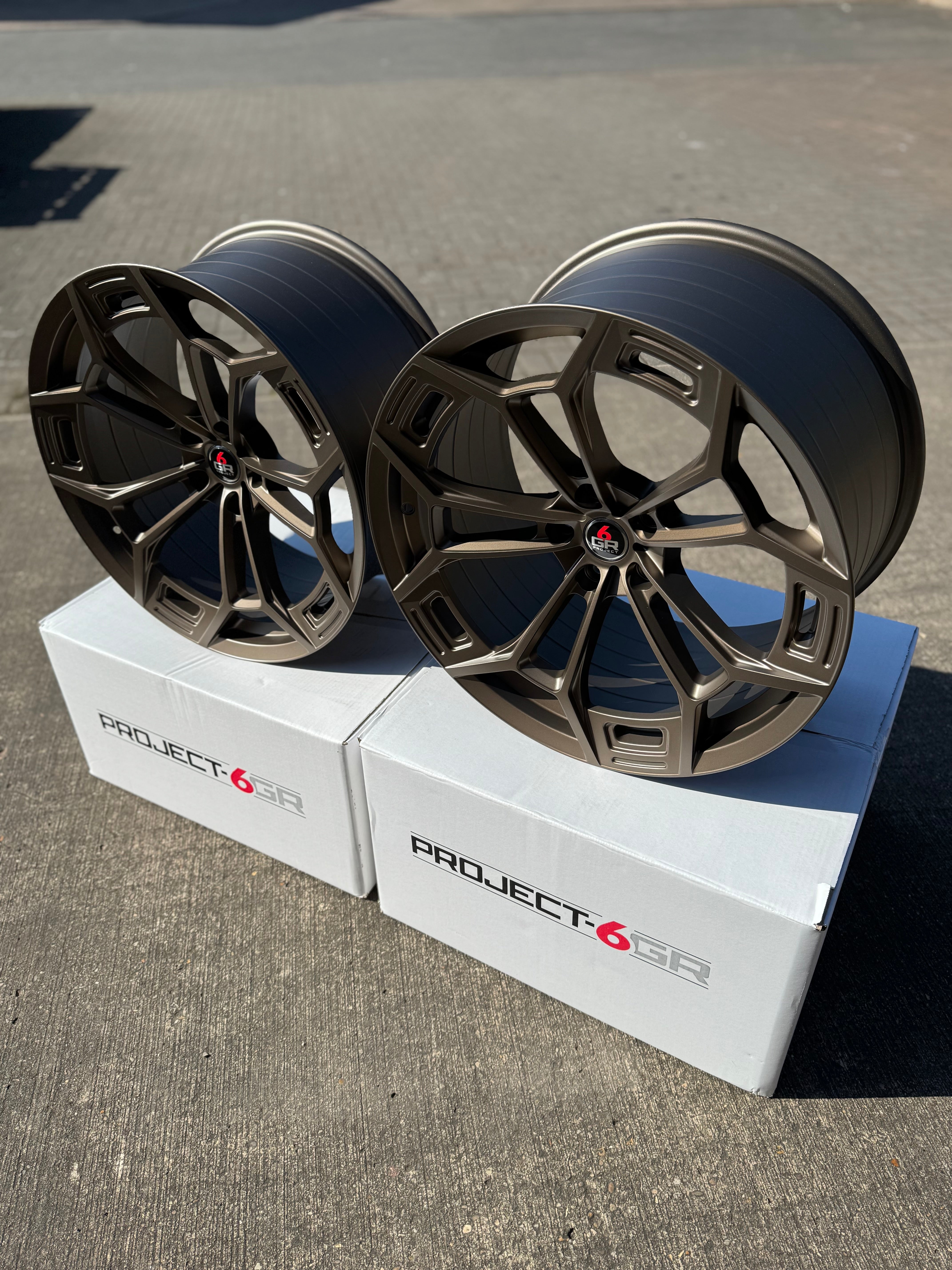 TEN-D Satin Bronze 20x10 & 20x11 (Staggered) Wheel Set for Mustang 2005-23 & 2024+ | Project 6GR