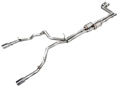 OFG True Dual Cat-Back Exhaust Chrome Silver Tips for RAM 1500 3.0TT | #3015-32530 | AWE Tuning