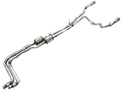 OFG True Dual Cat-Back Exhaust Chrome Silver Tips for RAM 1500 3.0TT | #3015-32530 | AWE Tuning