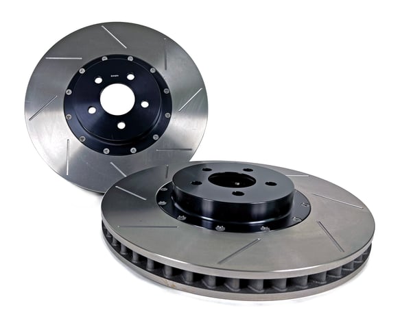 EradiSpeed+ Rear 2-piece Performance Brake Discs for Mustang Performance Pack 2024+ from Baer Brakes - Available from NEMESISUK.COM