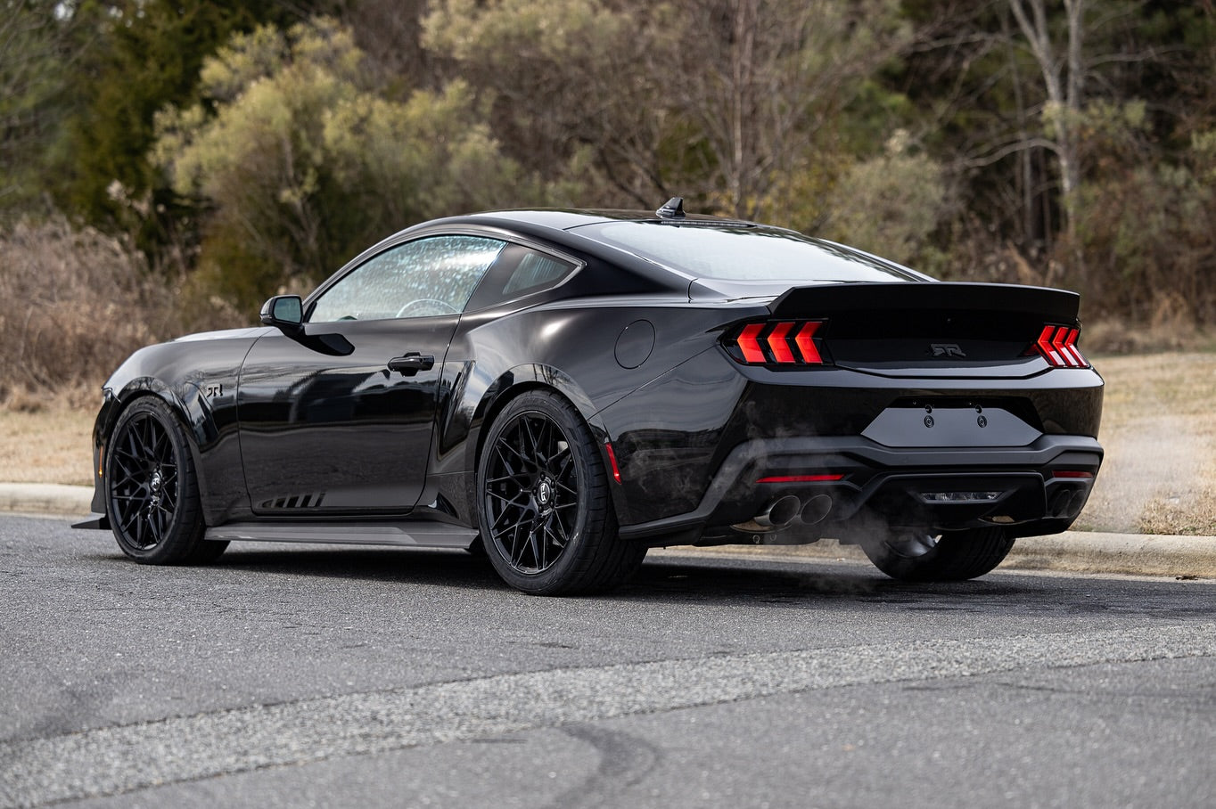 Tech Mesh Wheel Kits (Set of 4 in Square/Staggered Combo) for Mustang 2005-23 & 2024+ | RTR - Available from NEMESISUK.COM