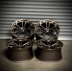 TEN-D Satin Bronze 20x10 & 20x11 (Staggered) Wheel Set for Mustang 2005-23 & 2024+ | Project 6GR