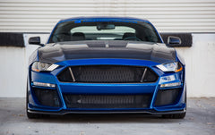 Type GT5 Double Sided GT500 Style Hood (Carbon Fibre) for Mustang 2018-23 | #AC-HD18FDMU-GT5-DS | Anderson Composites