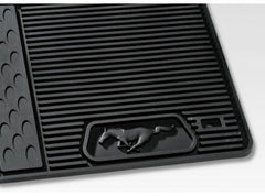 Ford Rubber Floor Mats with Running Pony Logo for Ford Mustang 2005-09 | #6R3Z-6313300-A - Available from NEMESISUK.COM