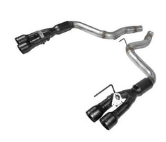 FLOWMASTER 'Outlaw' Axle-Back Exhaust (Black Tips) for Mustang 5.0L GT 2018-22 | #817824 - Available from NEMESISUK.COM