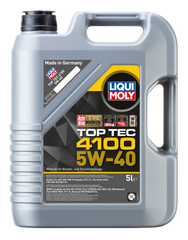 Top TEC 4100 Engine Oil 5W-40 5ltr for Porsche - 9511 | Liqui Moly