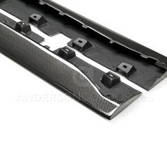 Anderson Composite Side Rocker Panel Splitters 'Type-AR' Pair for Mustang 2015-21 | #AC-SS15FDMU-AR