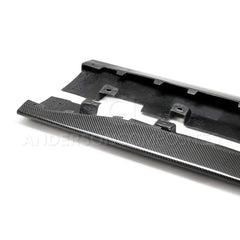 ANDERSON COMPOSITES Side Rocker Panel Splitters (Carbon Fibre) for Mustang Shelby GT500 2020-22 | #AC-SS20FDMU500