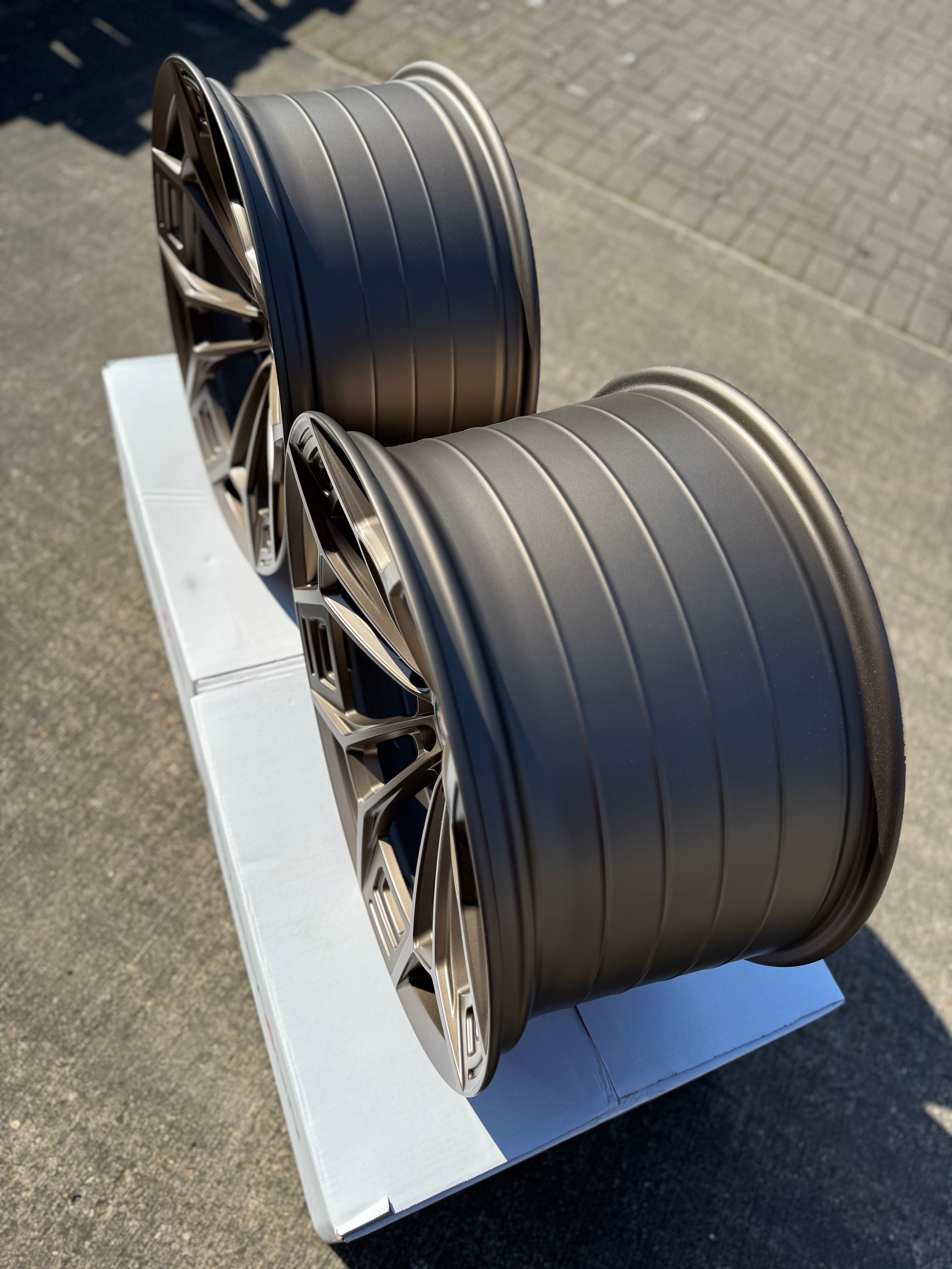 TEN-D Satin Bronze 20x10 & 20x11 (Staggered) Wheel Set for Mustang 2005-23 & 2024+ | Project 6GR