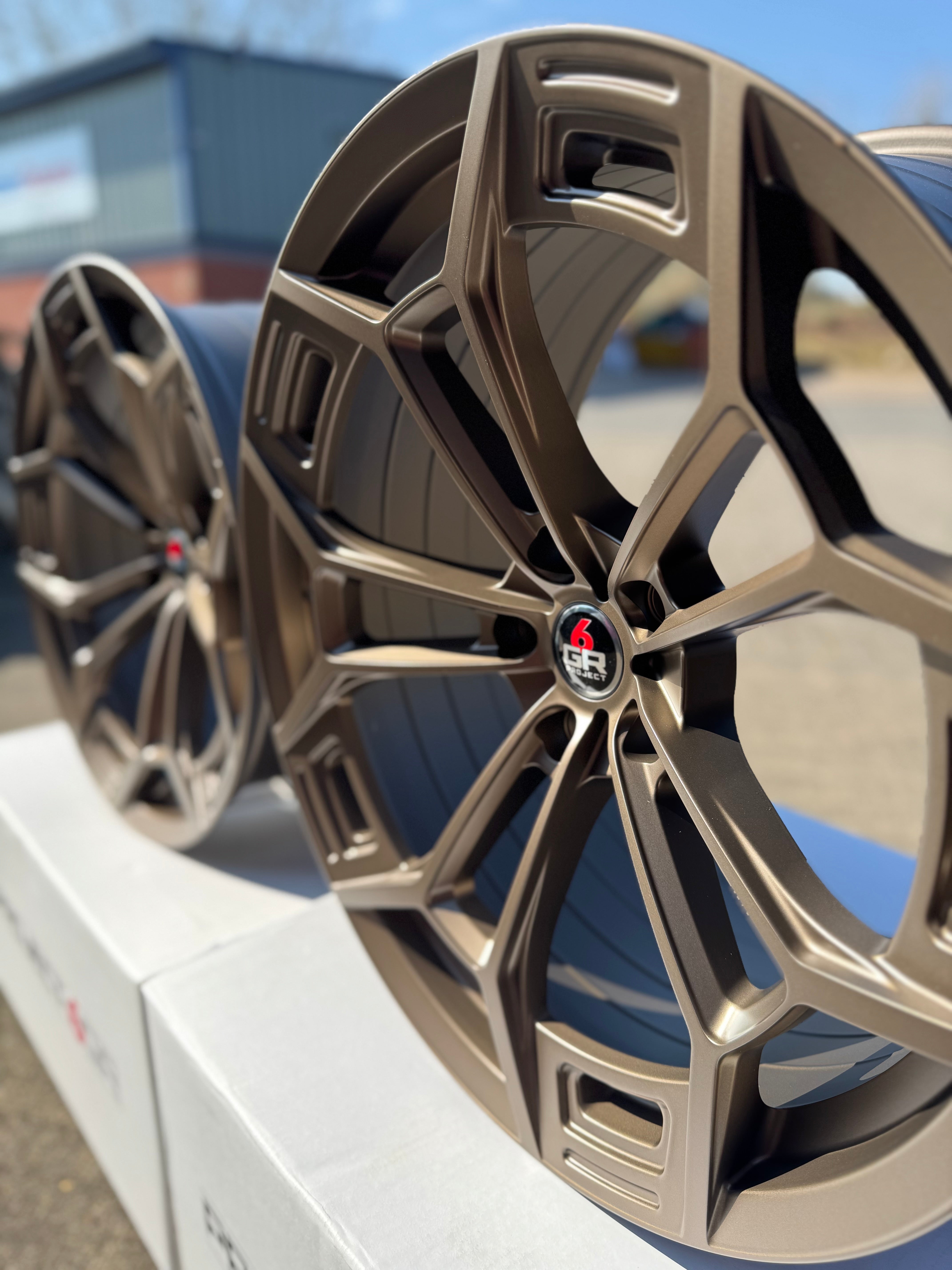 TEN-D Satin Bronze 20x10 & 20x11 (Staggered) Wheel Set for Mustang 2005-23 & 2024+ | Project 6GR