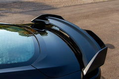 Dark Horse Handling Pack Style Rear Spoiler w/Gurney Flap for Mustang 2024+ | NEM-MU-S650-TPRS | Nemesis UK - Available from NEMESISUK.COM