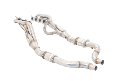 1-7/8" Stainless Steel Headers with High-Flow Cat Connection For Ford Mustang 5.0L GT 2015-23 & 2024+ | #H2-FM18-KITB | XForce