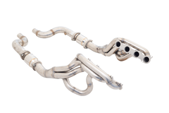 1-7/8" Stainless Steel Headers with High-Flow Cat Connection For Ford Mustang 5.0L GT 2015-23 & 2024+ | #H2-FM18-KITB | XForce