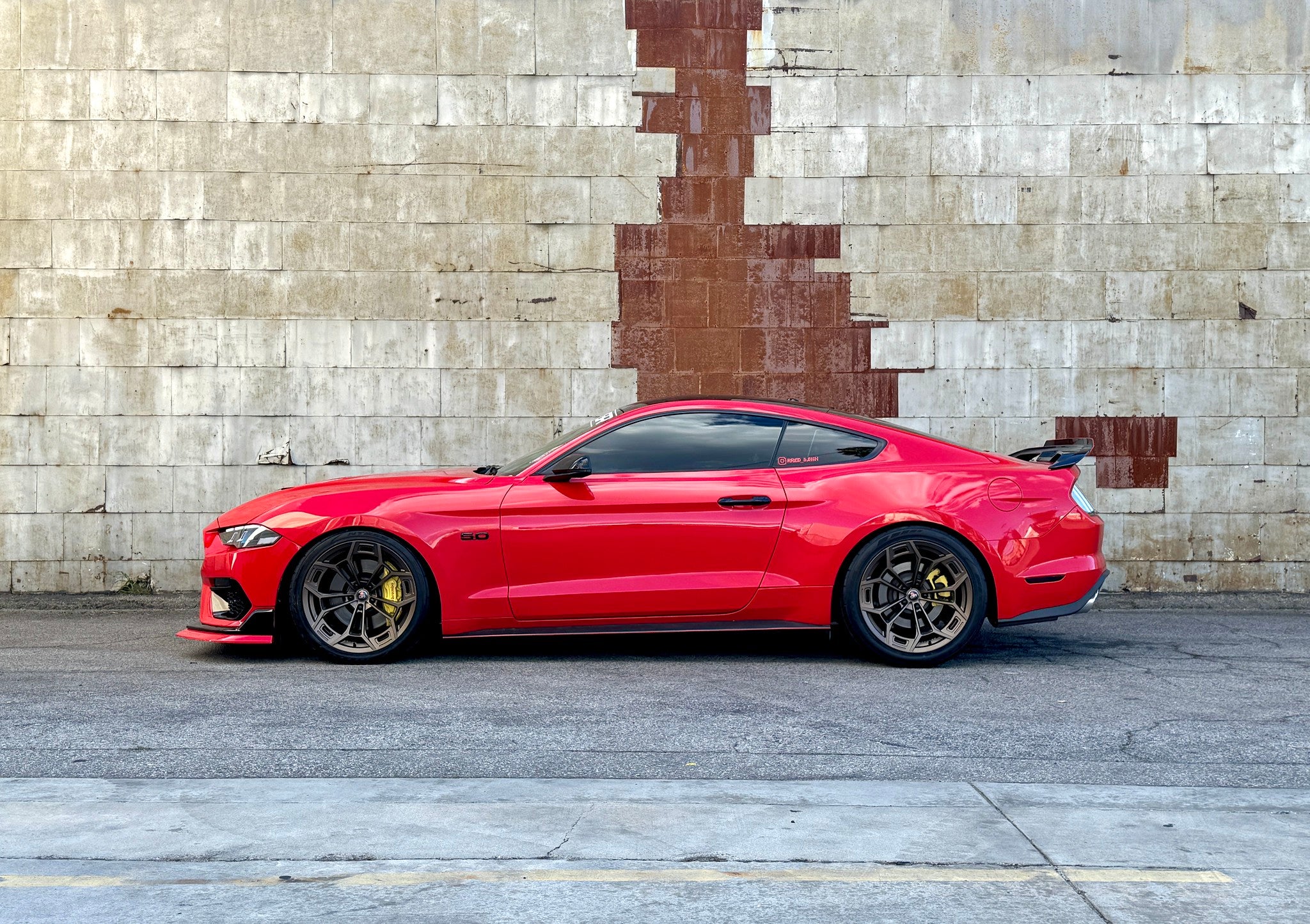 TEN-D Satin Bronze 20x10 & 20x11 (Staggered) Wheel Set for Mustang 2005-23 & 2024+ | Project 6GR