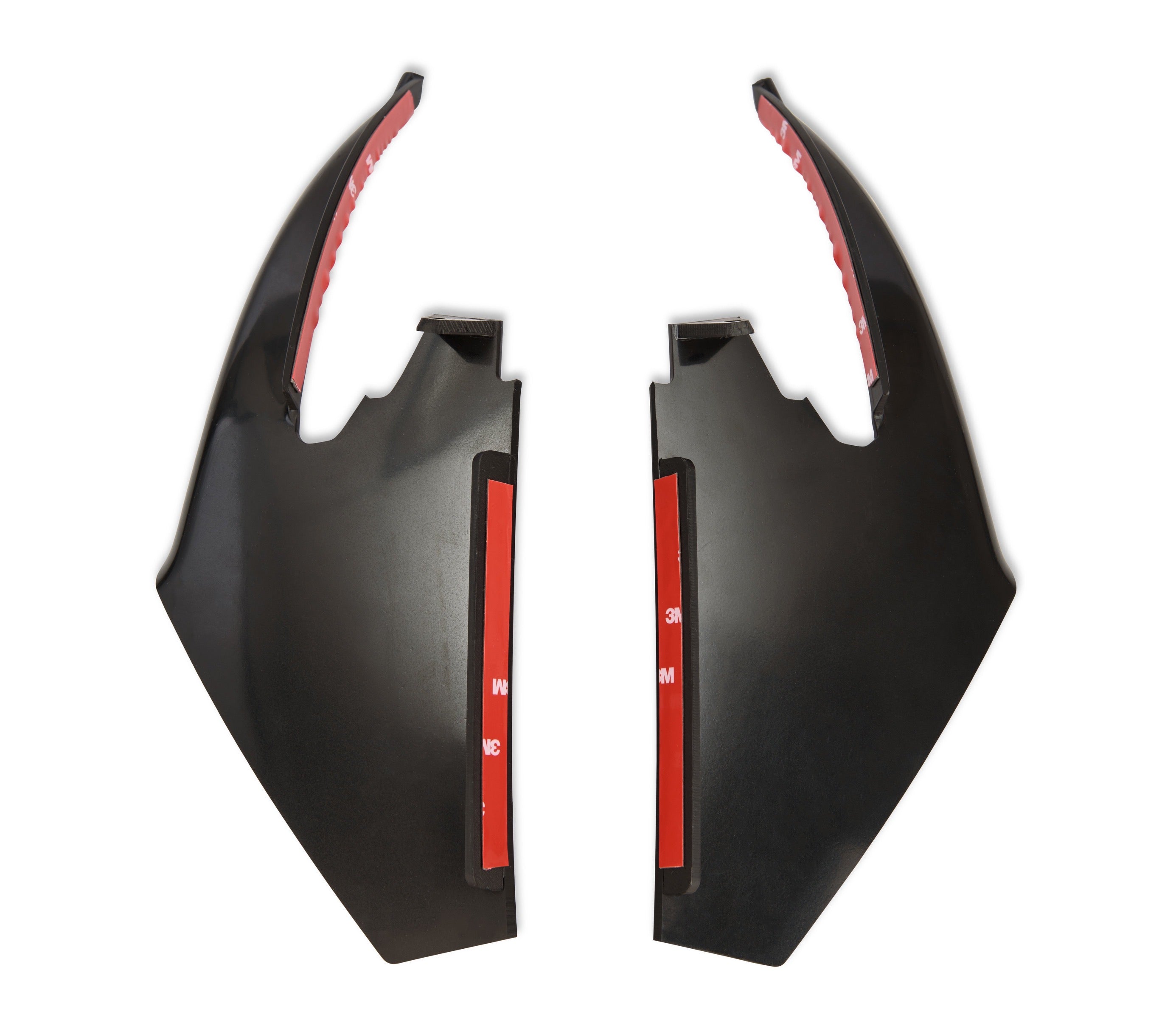GT4 Style Front Dive Planes (Satin Black) for Mustang 2018-23 | #JR3B-63001C74-AB | Drake Muscle Cars