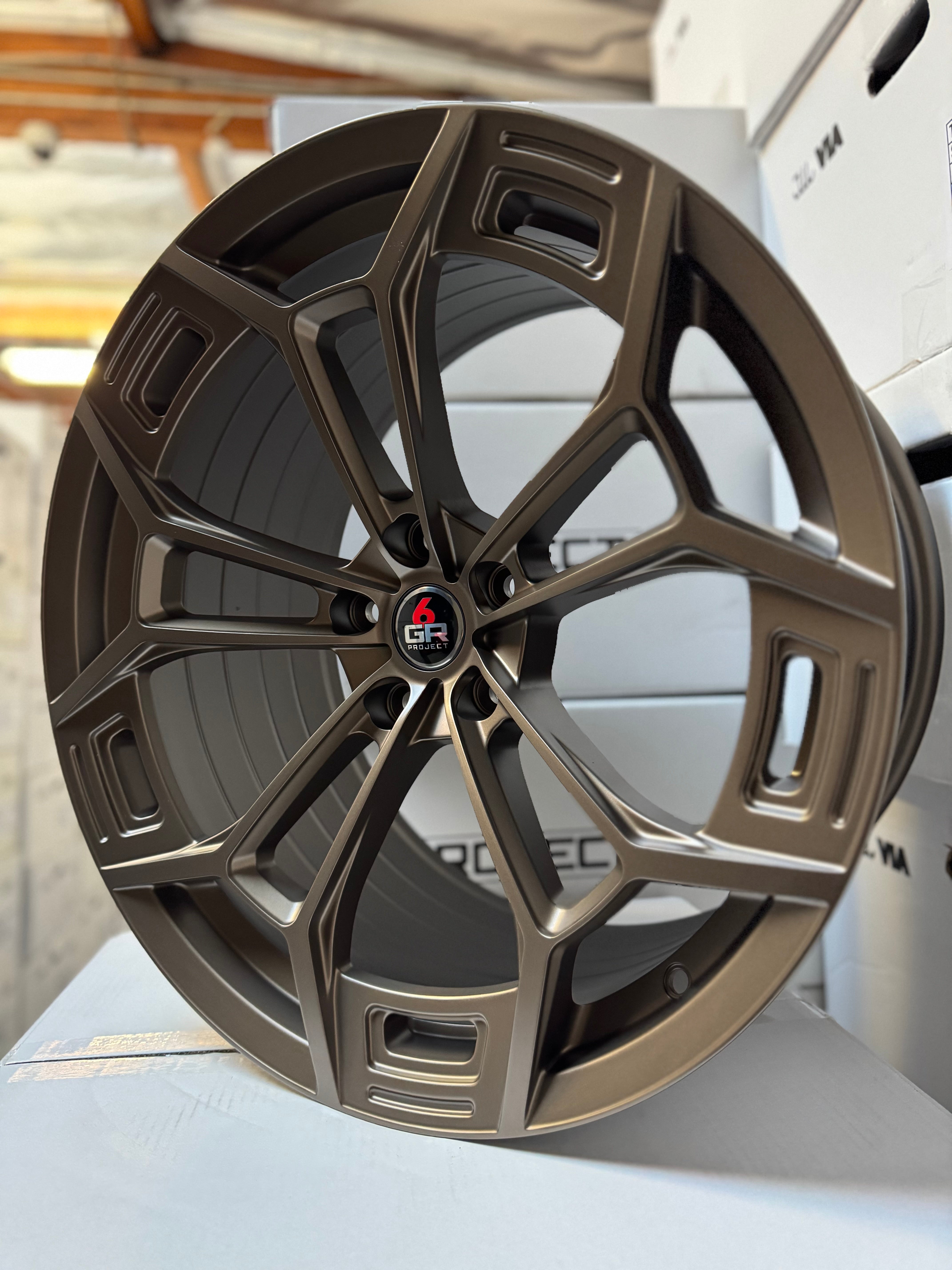 TEN-D Satin Bronze 20x10 & 20x11 (Staggered) Wheel Set for Mustang 2005-23 & 2024+ | Project 6GR