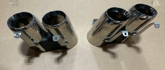 Scratch & Dent 304 Polished Stainless Duel Oval Exhaust Tip