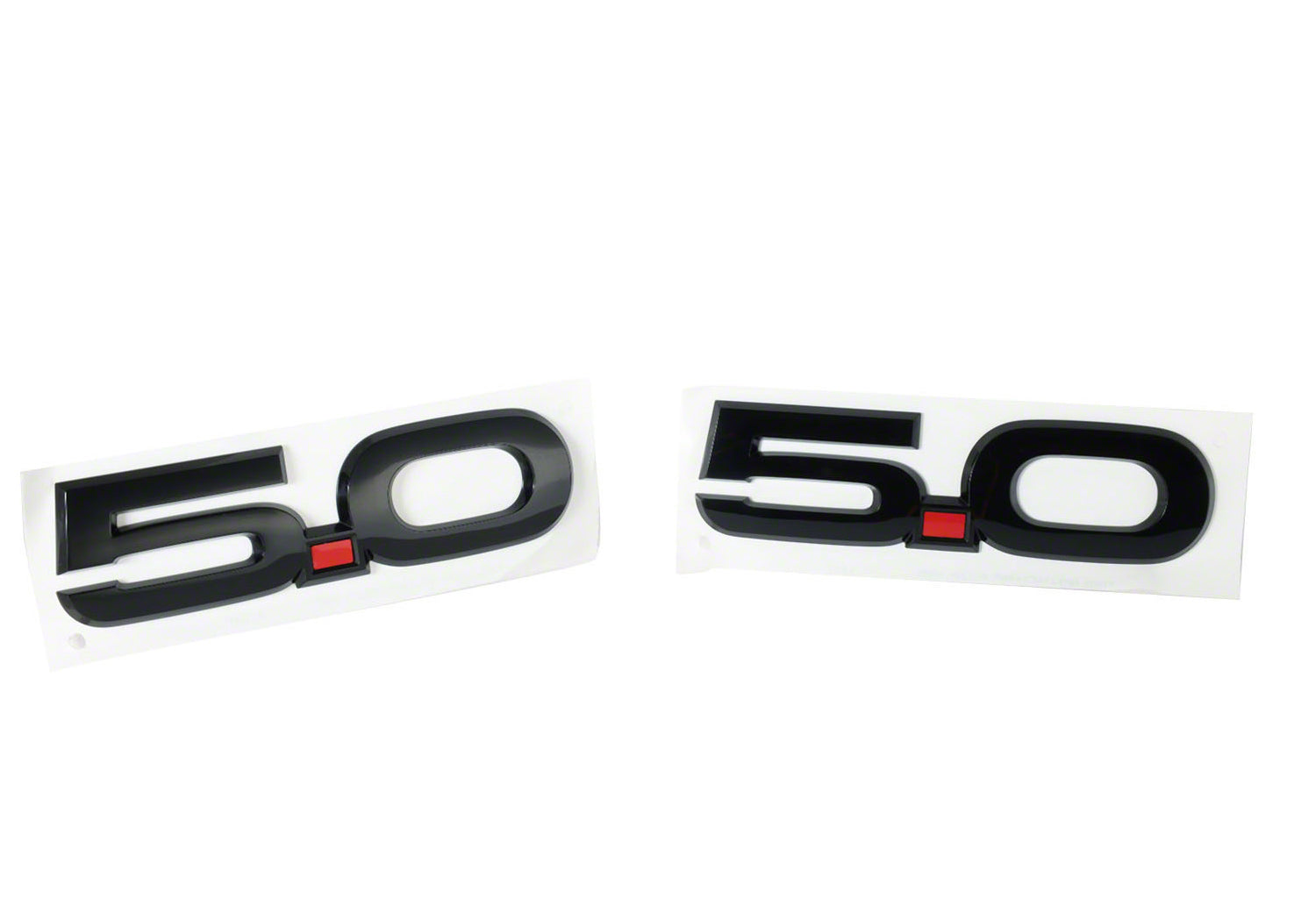 Gloss Black 5.0 Wing Emblems (Pair) for Mustang GT 2015-23 | M-1447-M50AB | Ford Performance