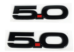Gloss Black 5.0 Wing Emblems (Pair) for Mustang GT 2015-23 | M-1447-M50AB | Ford Performance