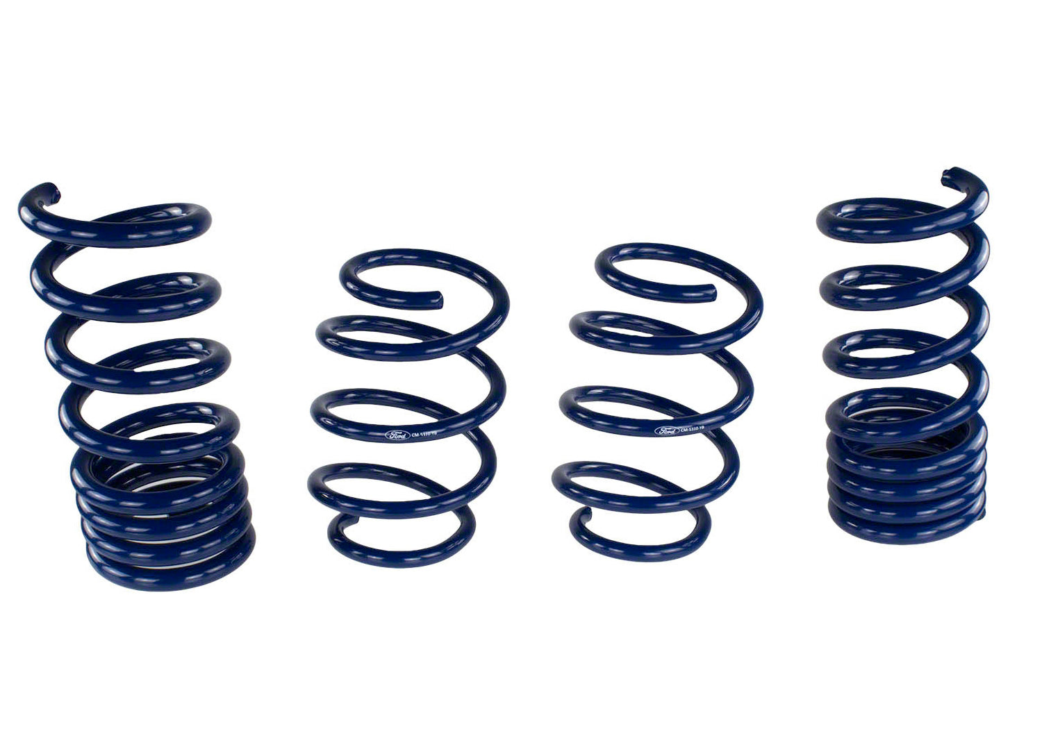 20mm Lowering Springs for Mustang 5.0L GT 2018-23 & 2024+ | #M-5300-W | Ford Performance - Available from NEMESISUK.COM