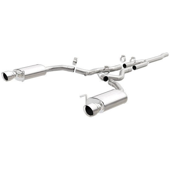 Magnaflow Cat-Back 'Street' Exhaust (Polished Tips) for Mustang 2.3L 2015-16 | #19097 - Available from NEMESISUK.COM