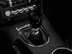 RTR Shift Knob (Black/Green) for Mustang 2015-23 | #389555