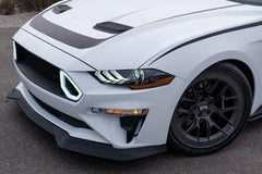 RTR Front Bumper Vents (Black) for Mustang 2018-23 | #403284