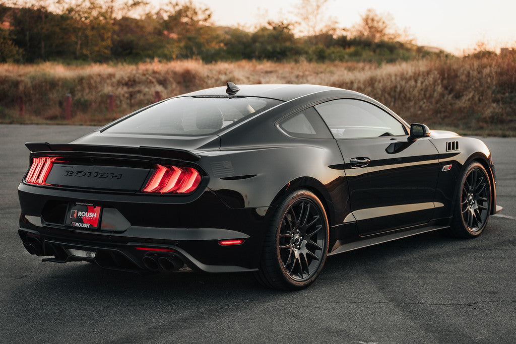 ROUSH Rear Spoiler (Matte Black) for Mustang 2015-23 | #422064 - Available from NEMESISUK.COM