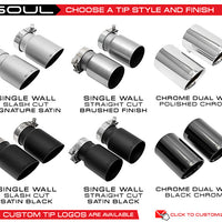 SOUL PERFORMANCE Bolt-On X-Pipe & Tips for Boxster/Cayman 981 2013-16 | #SO.POR.BC.XT