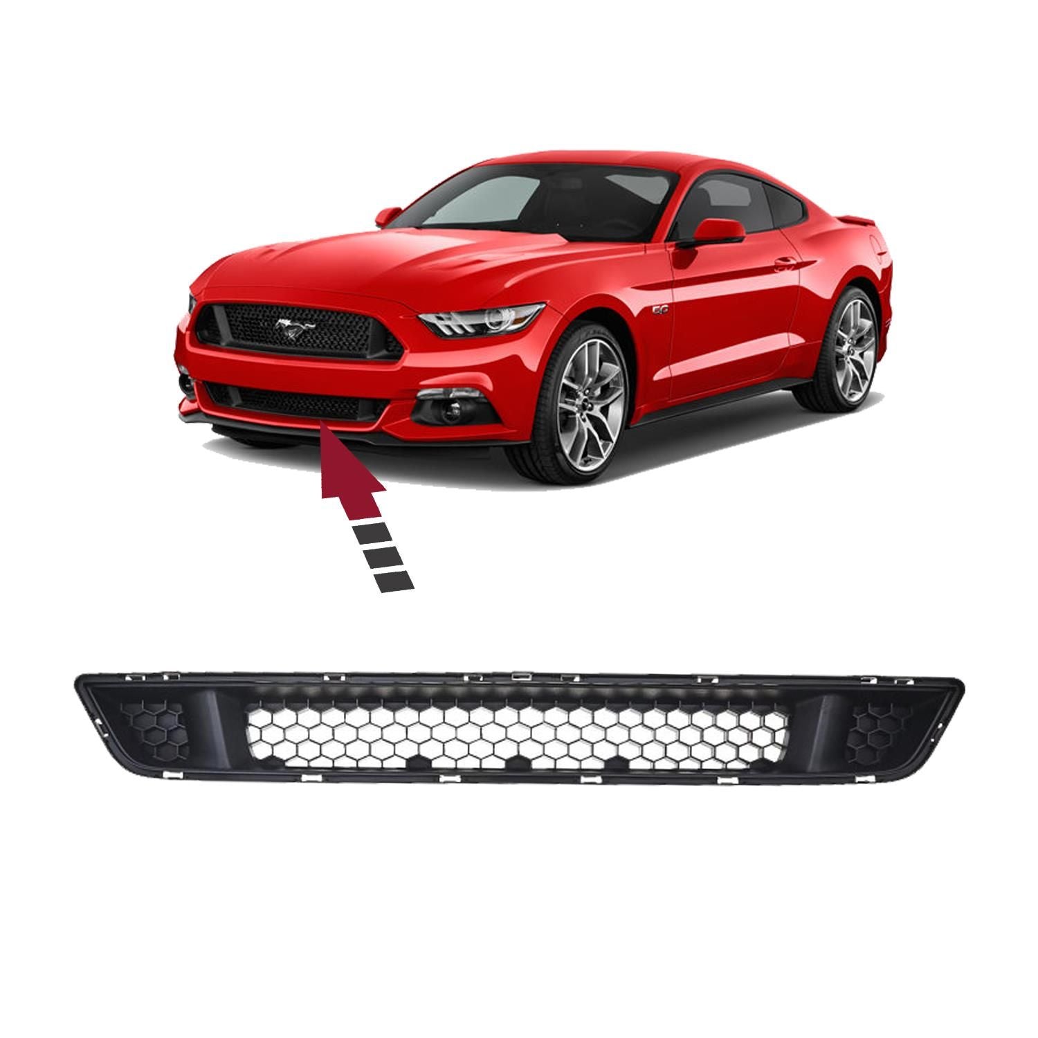 Mustang GT US Spec 'Style' Front Lower Grille for Ford Mustang 2015-17 | #NEM-MU-S550-US-LG-15 - Available from NEMESISUK.COM