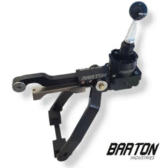 BARTON Manual Hybrid 3 Short Throw Shifter w/Flat Stick for Mustang 5.0L GT 2015-23 | #BMHYB15-2B