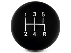 5-Speed Retro Style Shift Knob (Black/White) for Mustang 2005-10 | #41065/66 | Modern Billet - Available from NEMESISUK.COM