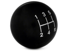 5-Speed Retro Style Shift Knob (Black/White) for Mustang 2005-10 | #41065/66 | Modern Billet - Available from NEMESISUK.COM