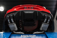 Armor Pro Active 3" Cat-Back Exhaust Carbon Fibre Tips for Mustang 5.0L GT 2018-23 | #S72093CF | MBRP - Available from NEMESISUK.COM